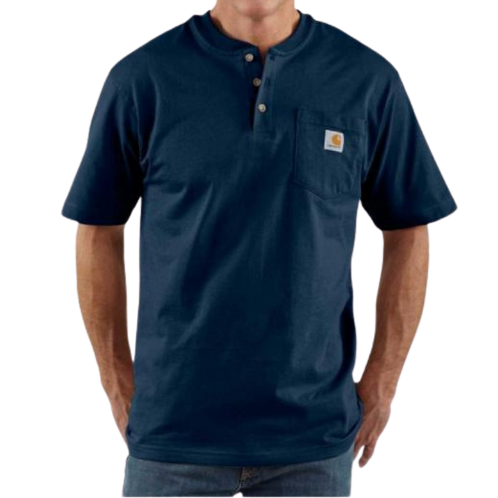 Short Sleeve Workwear Henley T-Shirt | Multiple Colors