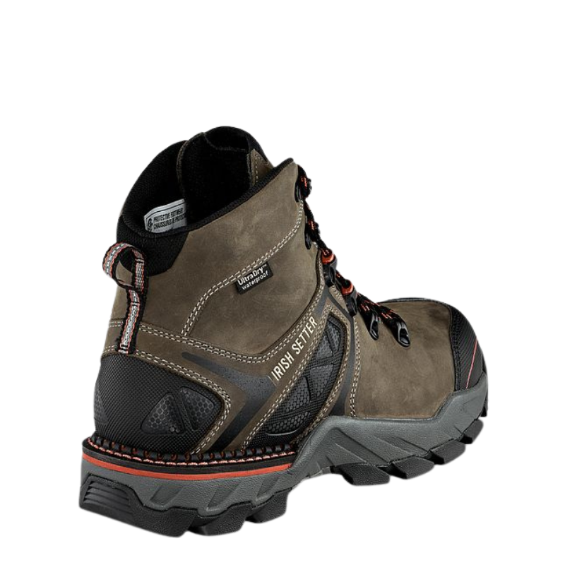 Men's Crosby 6-inch Waterproof Leather CSA Safety Toe Boot | Gray