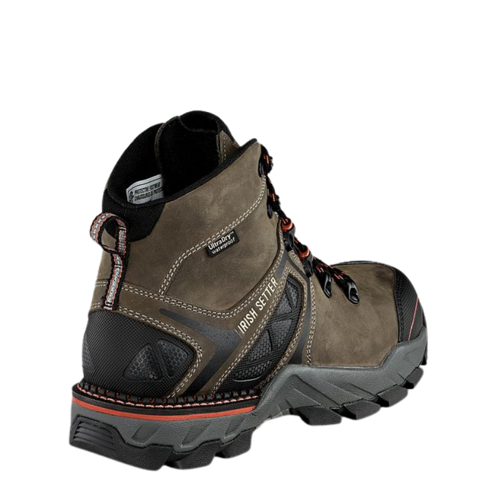 Men's Crosby 6-inch Waterproof Leather CSA Safety Toe Boot | Gray