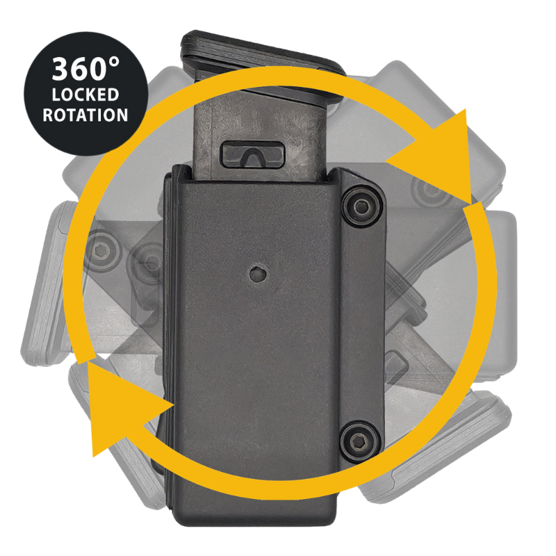 Edge Single Pistol Magazine Case Universal Fit | Black