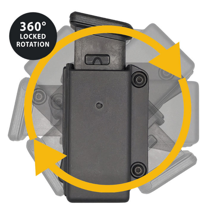 Edge Single Pistol Magazine Case Universal Fit | Black