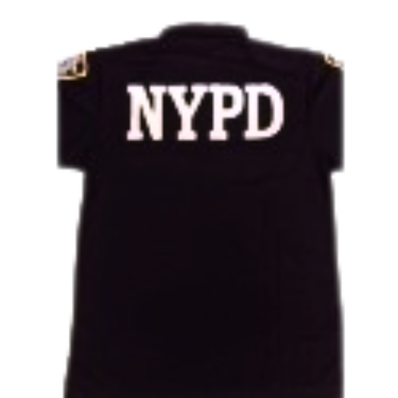 NYPD Short Sleeve Bike Polo Coolmax w/ Patches | Dark Navy