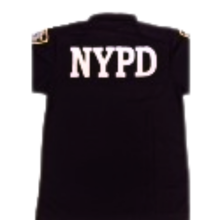 NYPD Short Sleeve Bike Polo Coolmax w/ Patches | Dark Navy