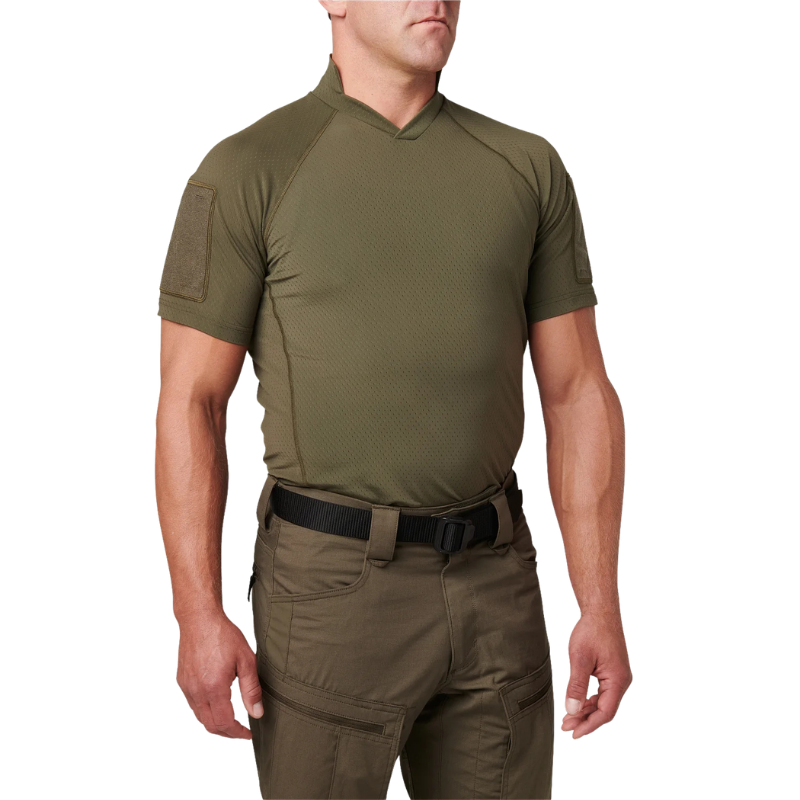 V.XI Sigurd Short Sleeve Shirt | Black, Ranger Green