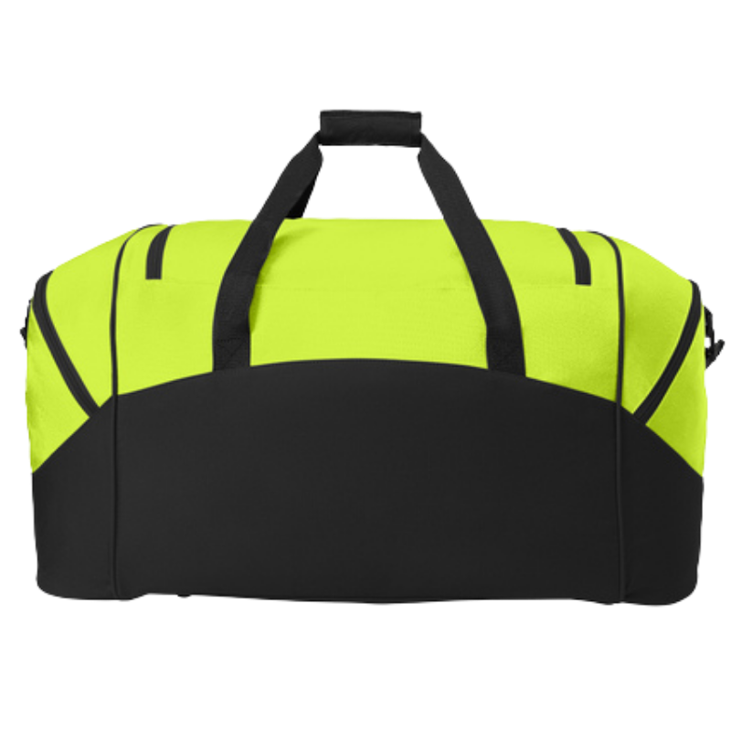 Colorblock Sport Duffel | Hi-Vis Yellow/Blk