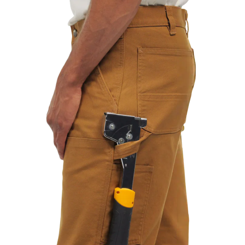 Relaxed Straight Rugged Flex Duck Double-Front Dungaree Work Pants | Carhartt Brown
