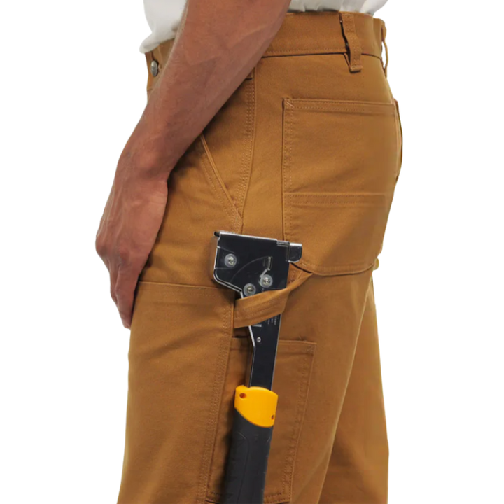 Relaxed Straight Rugged Flex Duck Double-Front Dungaree Work Pants | Carhartt Brown