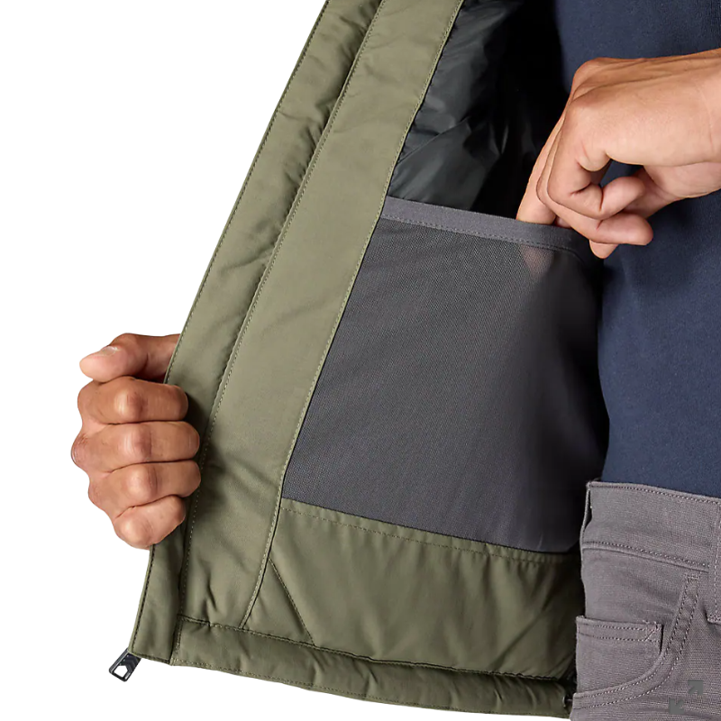 Montana Loose Fit Insulated Vest | Dusty Olive