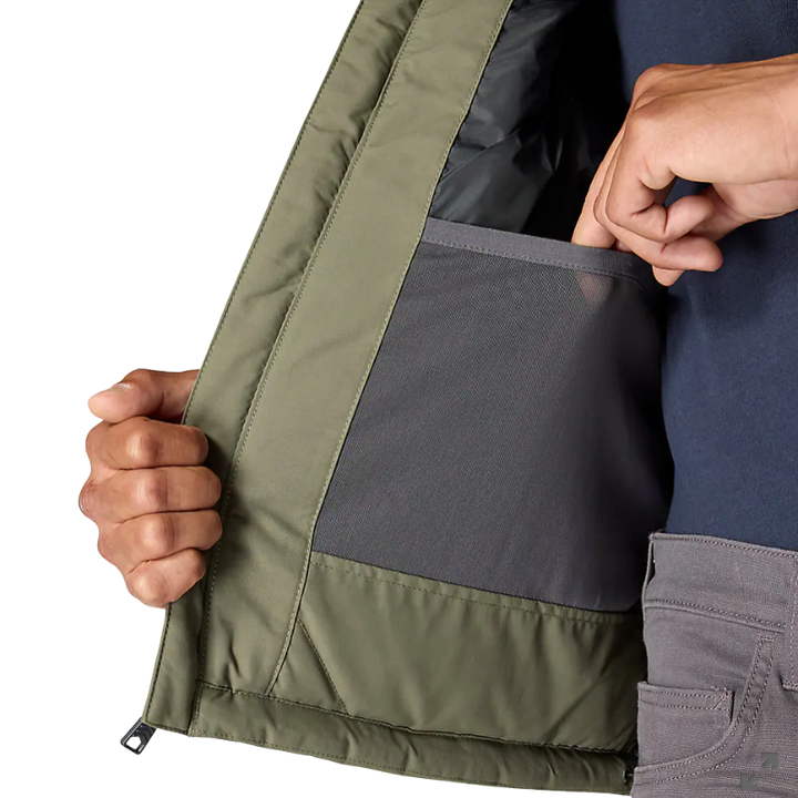 Montana Loose Fit Insulated Vest | Dusty Olive