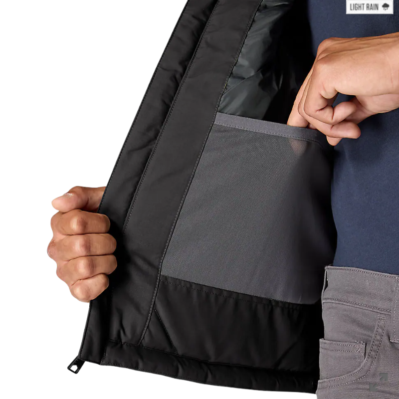 Montana Loose Fit Insulated Vest | Black