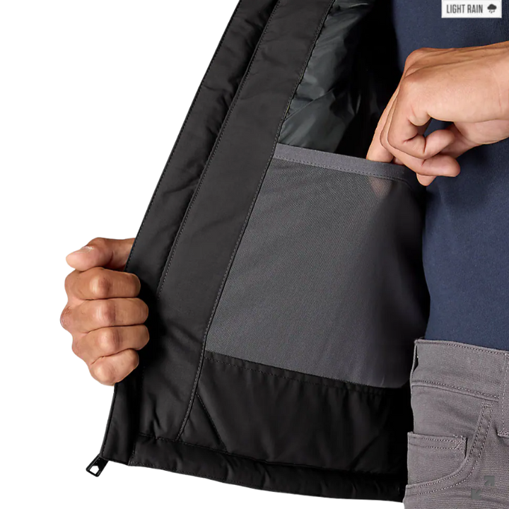 Montana Loose Fit Insulated Vest | Black