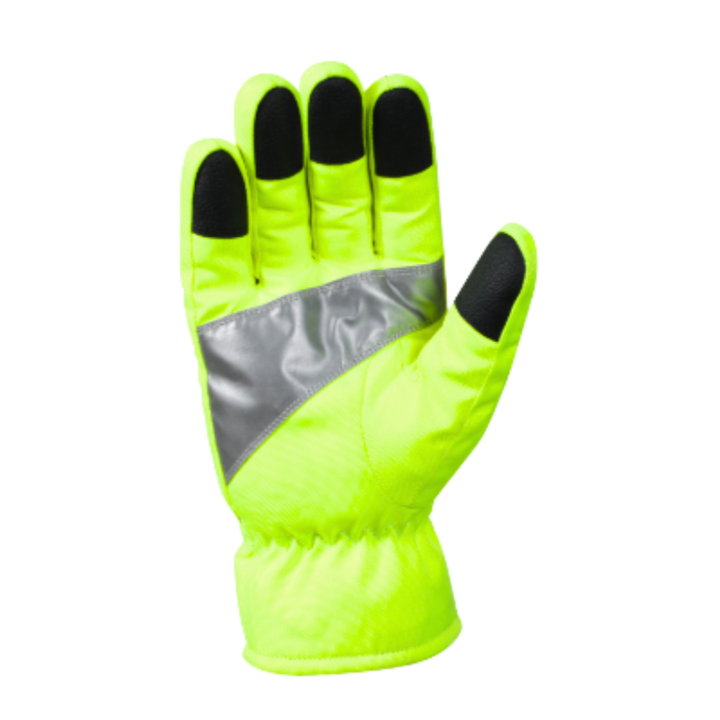 Hi-Visibility Safety Gloves w/ Reflective Tape | Green