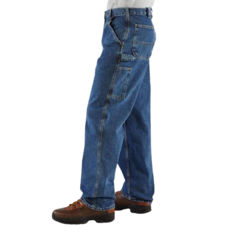Washed Denim Work Carpenter Jeans | Deepstone