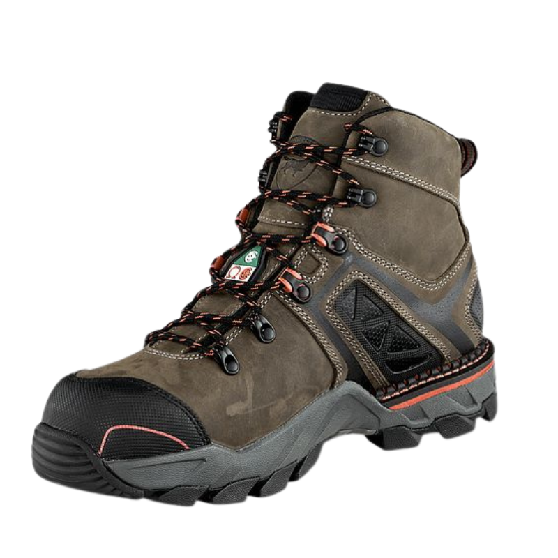 Men's Crosby 6" Waterproof Leather CSA Safety Toe Boot | Brown/Black