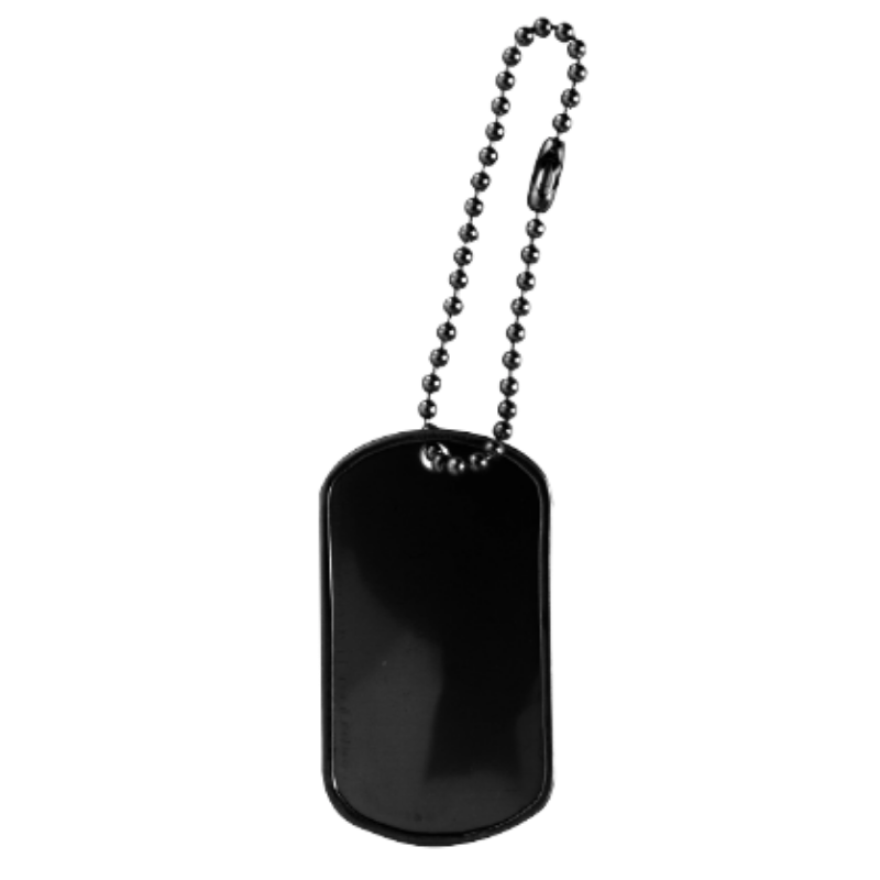 Dog Tag Chains | Black