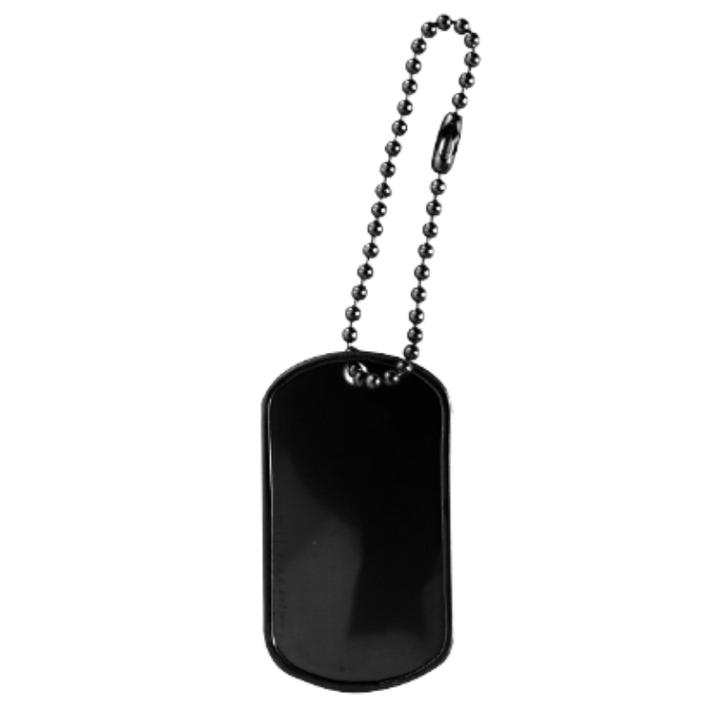 Dog Tag Chains | Black