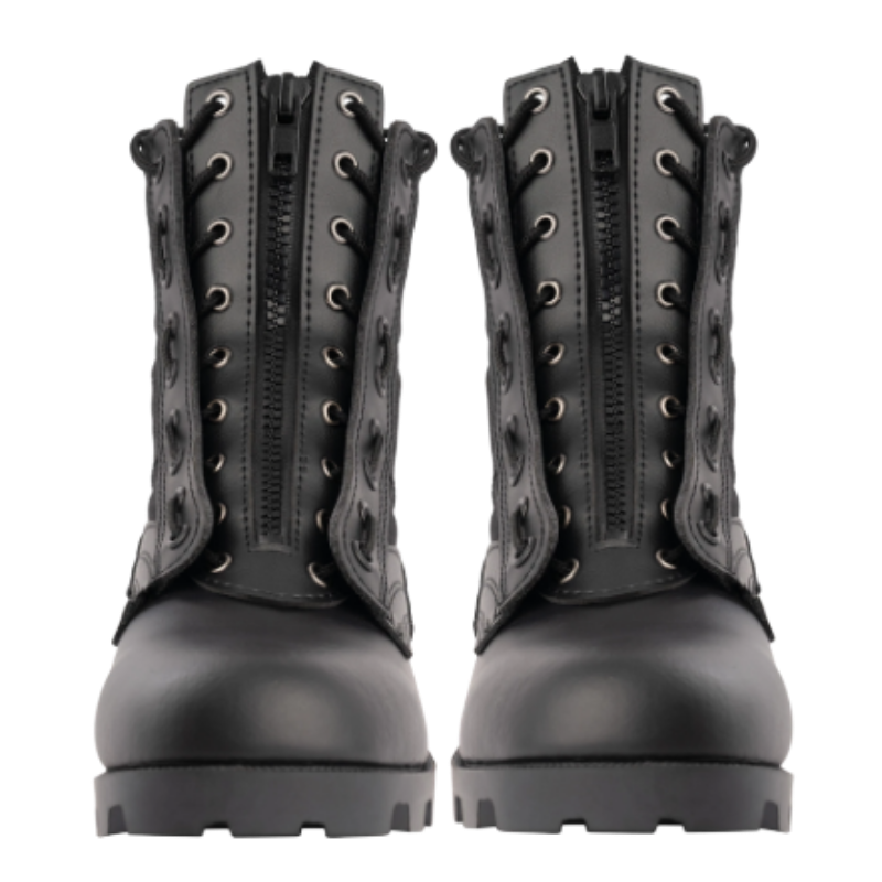 Zipper Boot Laces | Black