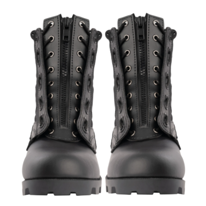 Zipper Boot Laces | Black