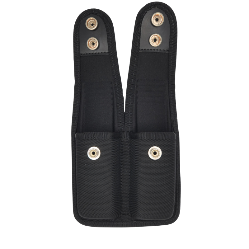 Ballistic TAC Closed Double Magazine Case | Black