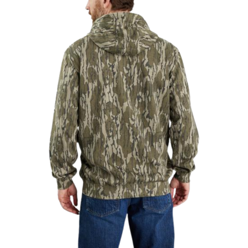 Loose Fit Midweight Camo Graphic Sweatshirt | Mossy Oak Bottomland Camo