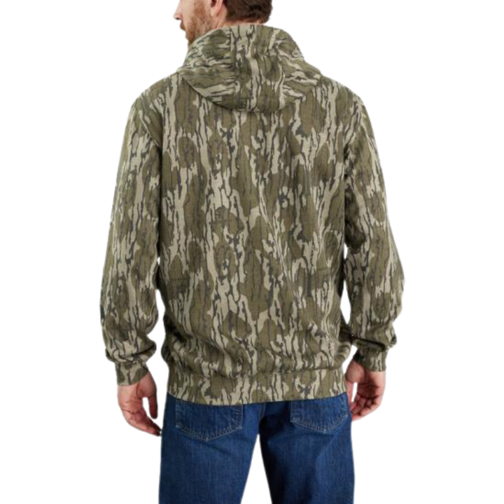 Loose Fit Midweight Camo Graphic Sweatshirt | Mossy Oak Bottomland Camo