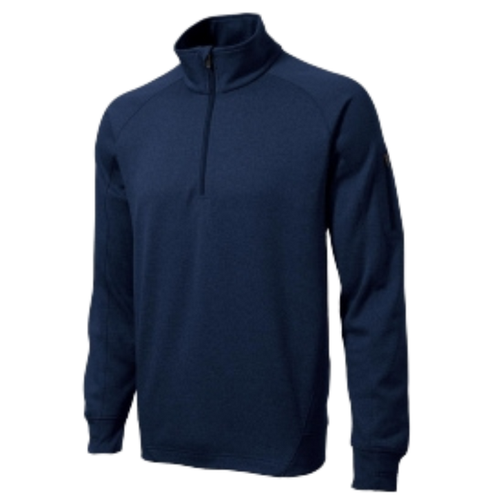 Sport-Tek Tech Fleece 1/4-Zip Pullover Sweatshirt | Black, Navy