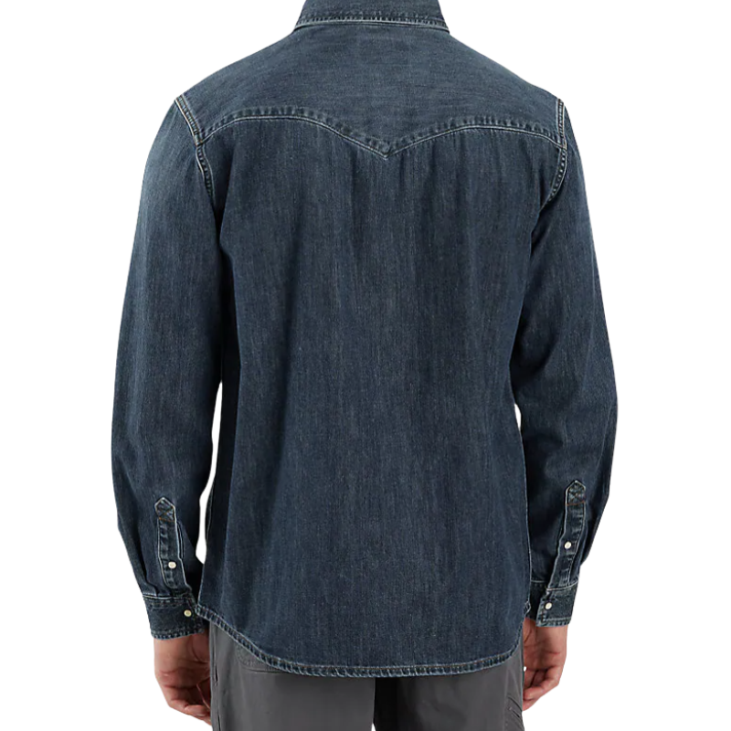 Montana Relaxed Fit Midweight Denim Long-Sleeve Snap Front Shirt | Wyatt