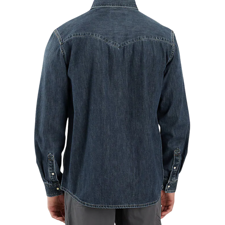 Montana Relaxed Fit Midweight Denim Long-Sleeve Snap Front Shirt | Wyatt