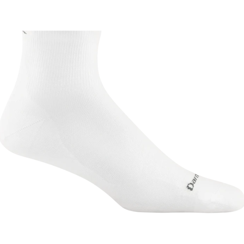 Coolmax 1/4 Ultra-Light Cushion Running Sock | White