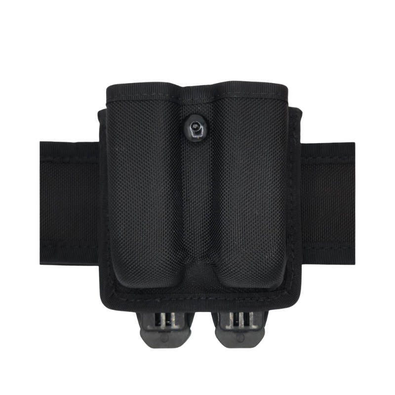 Ballistic TAC Open Double Magazine Case | Black