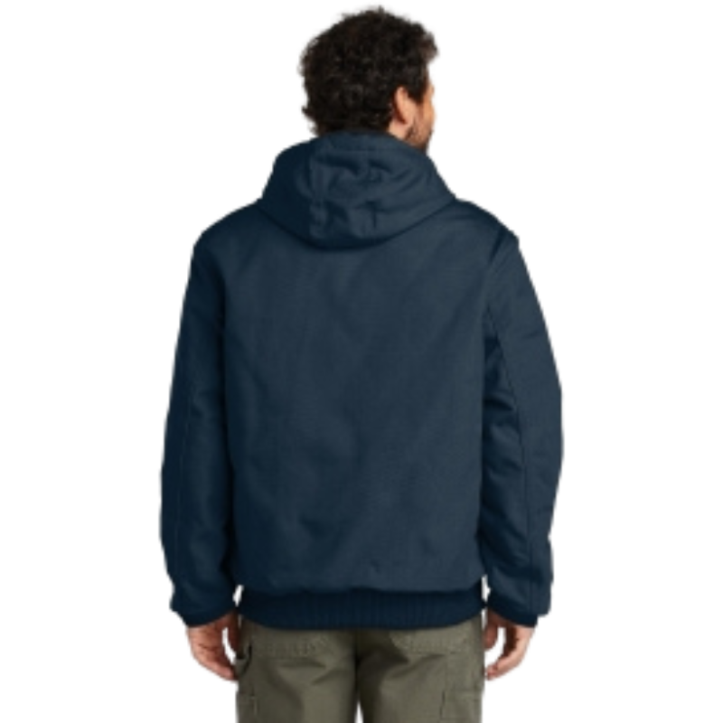 Quilted Flannel Lined Duck Active Jacket | Dark Navy