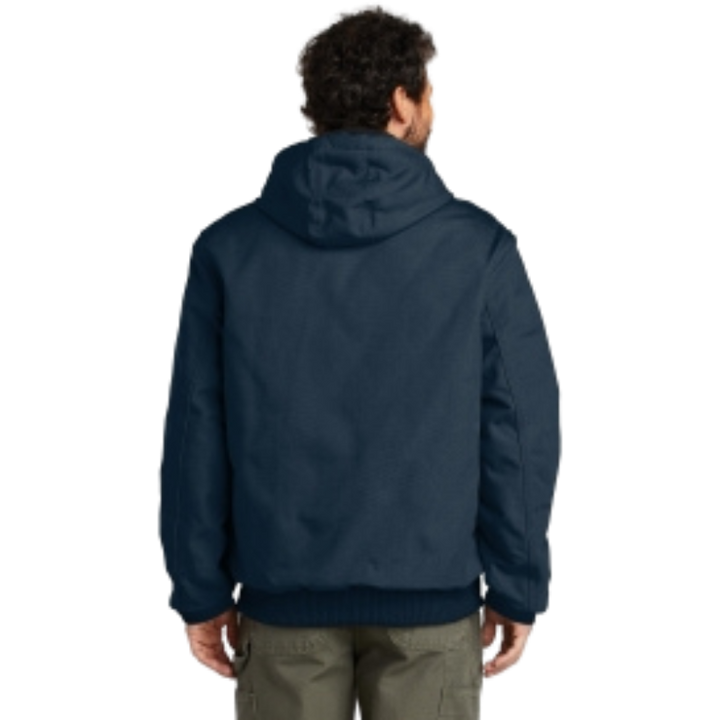 Quilted Flannel Lined Duck Active Jacket | Dark Navy