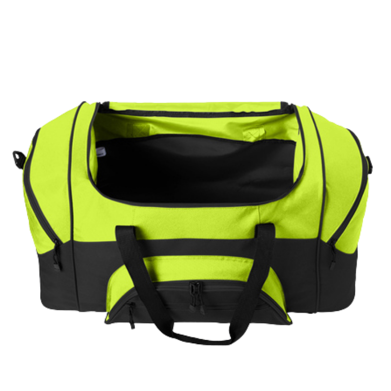 Colorblock Sport Duffel | Hi-Vis Yellow/Blk