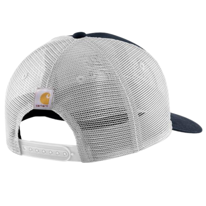 Canvas Mesh-Back Logo Embroidered Cap | Carhartt Brown, Dusty Olive, Navy