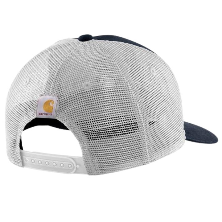 Canvas Mesh-Back Logo Embroidered Cap | Carhartt Brown, Dusty Olive, Navy