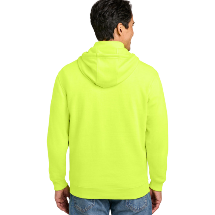 Tough Fleece 1/4-Zip Hoodie | Tundra Green, Bright Yellow