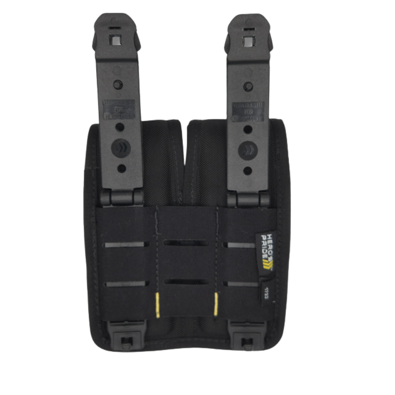 Ballistic TAC Closed Double Magazine Case | Black