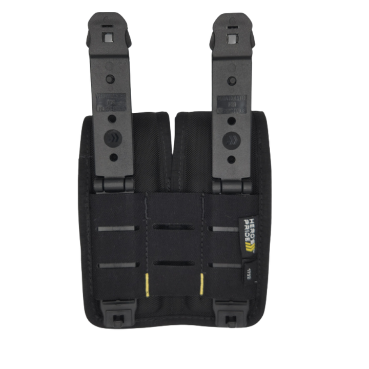 Ballistic TAC Closed Double Magazine Case | Black