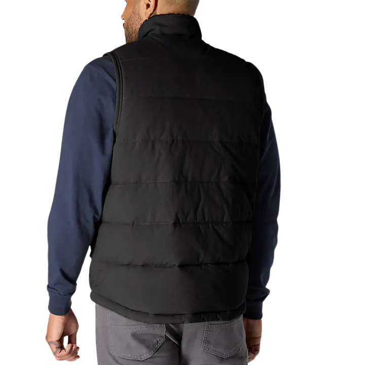 Montana Loose Fit Insulated Vest | Black