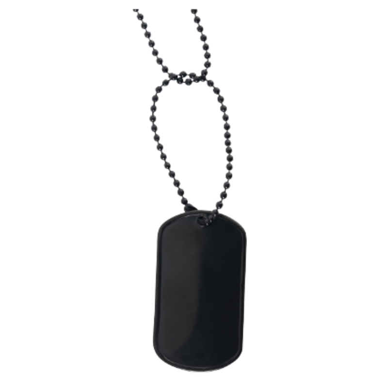 Dog Tag Chains | Black