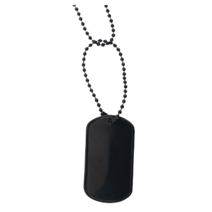 Dog Tag Chains | Black