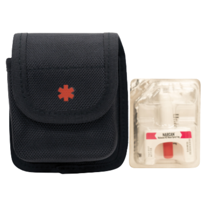 Double Narcan Nasal Spray Nylon Pouch | Black