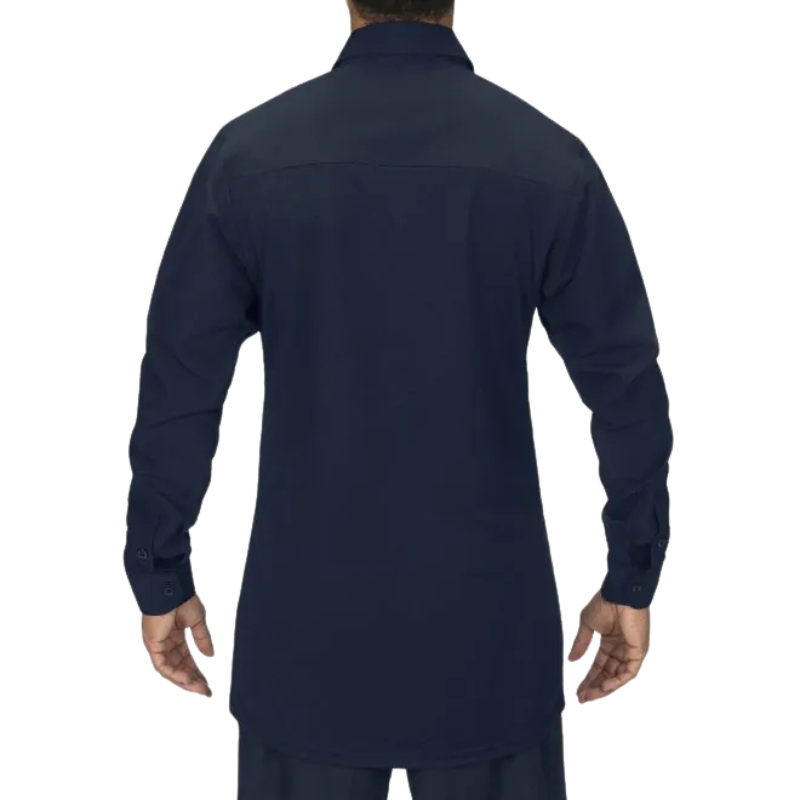 Men's Long Sleeve Polyester ArmorSkin Base Shirt | Navy