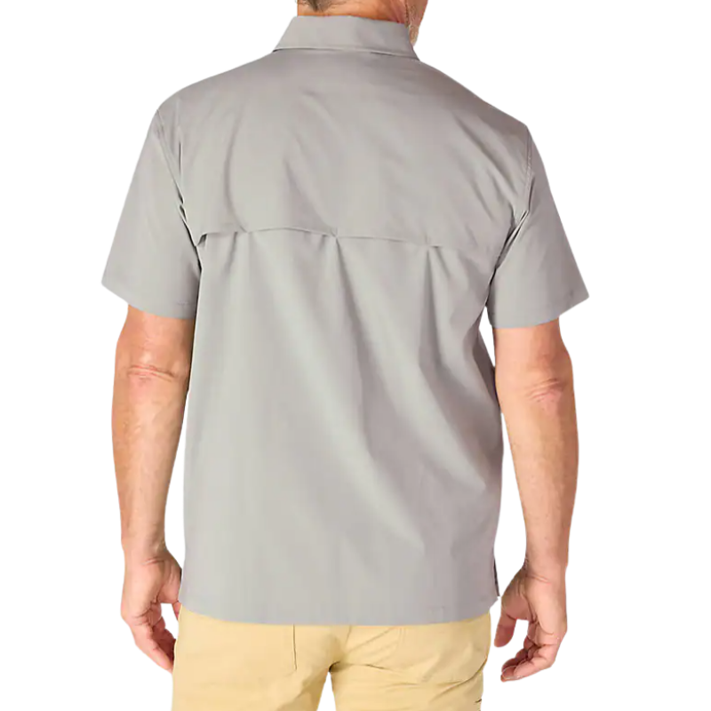 Force Sun Defender Woven Relaxed Short Sleeve Shirt | Steel