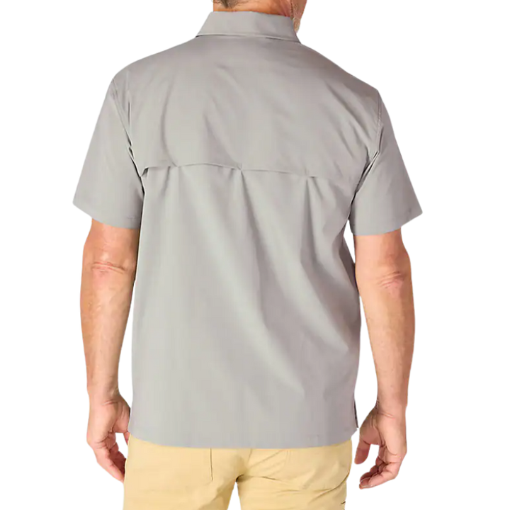 Force Sun Defender Woven Relaxed Short Sleeve Shirt | Steel