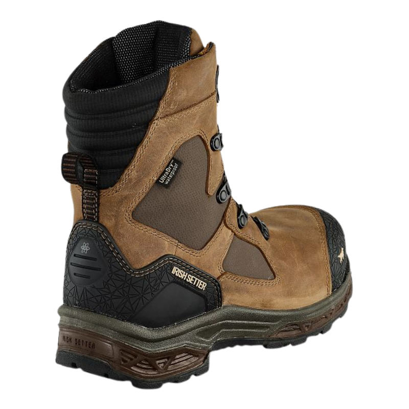 Men's 8-inch Kasota BOA Waterproof Leather and Insulated CSA Safety Toe Boot | Brown
