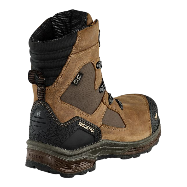 Men's 8-inch Kasota BOA Waterproof Leather and Insulated CSA Safety Toe Boot | Brown