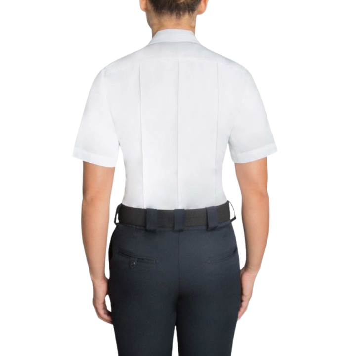 Women's Short Sleeve Polyester Supershirt | White
