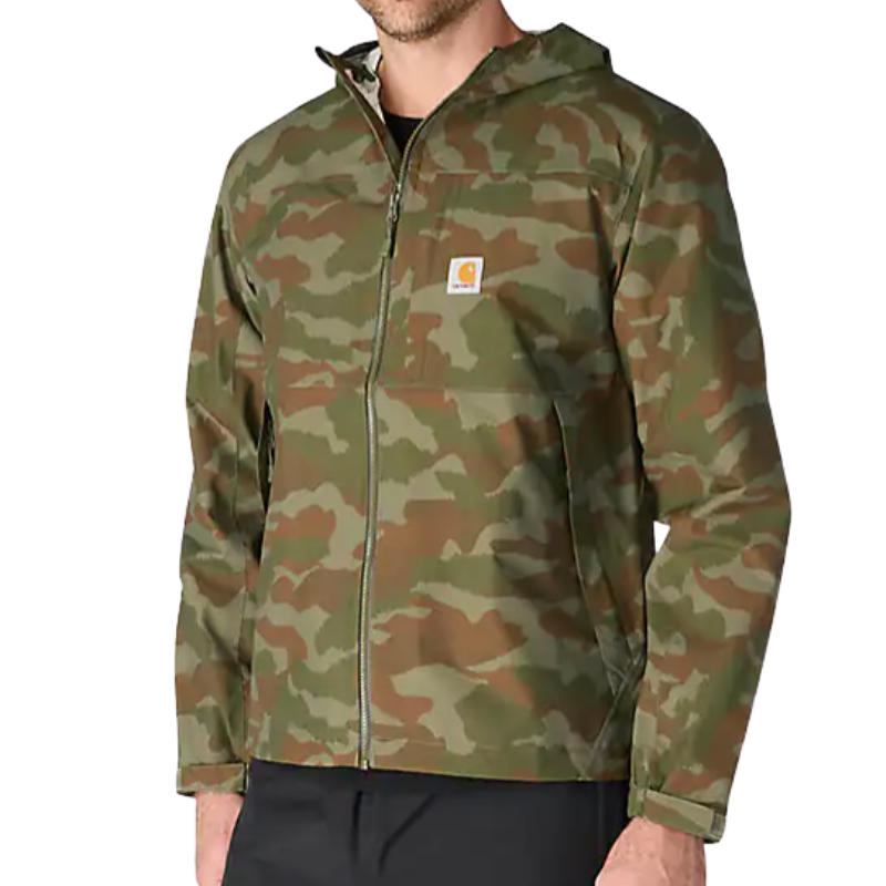 Monterey Lightweight Packable Jacket | Army Green Camo