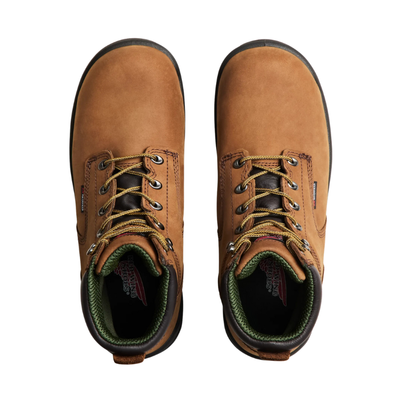 Men's King Toe 6" Waterproof Safety Toe Boot | Brown